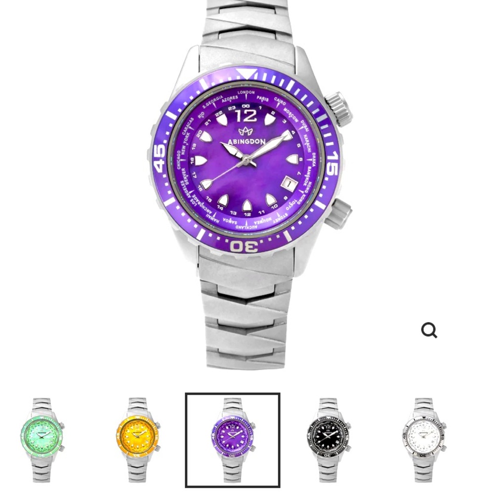 Women’s Abingdon watch never worn still has plastic on face & clasp.